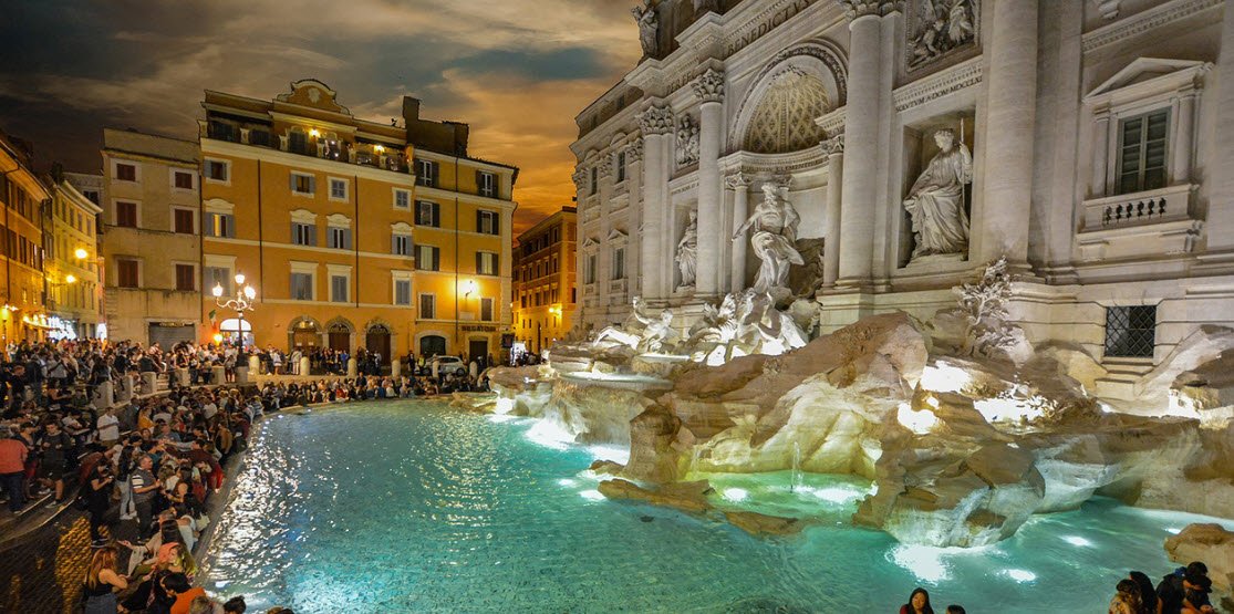 Trevi Fountain (Fontana di Trevi), Rome, Lazio, Italy